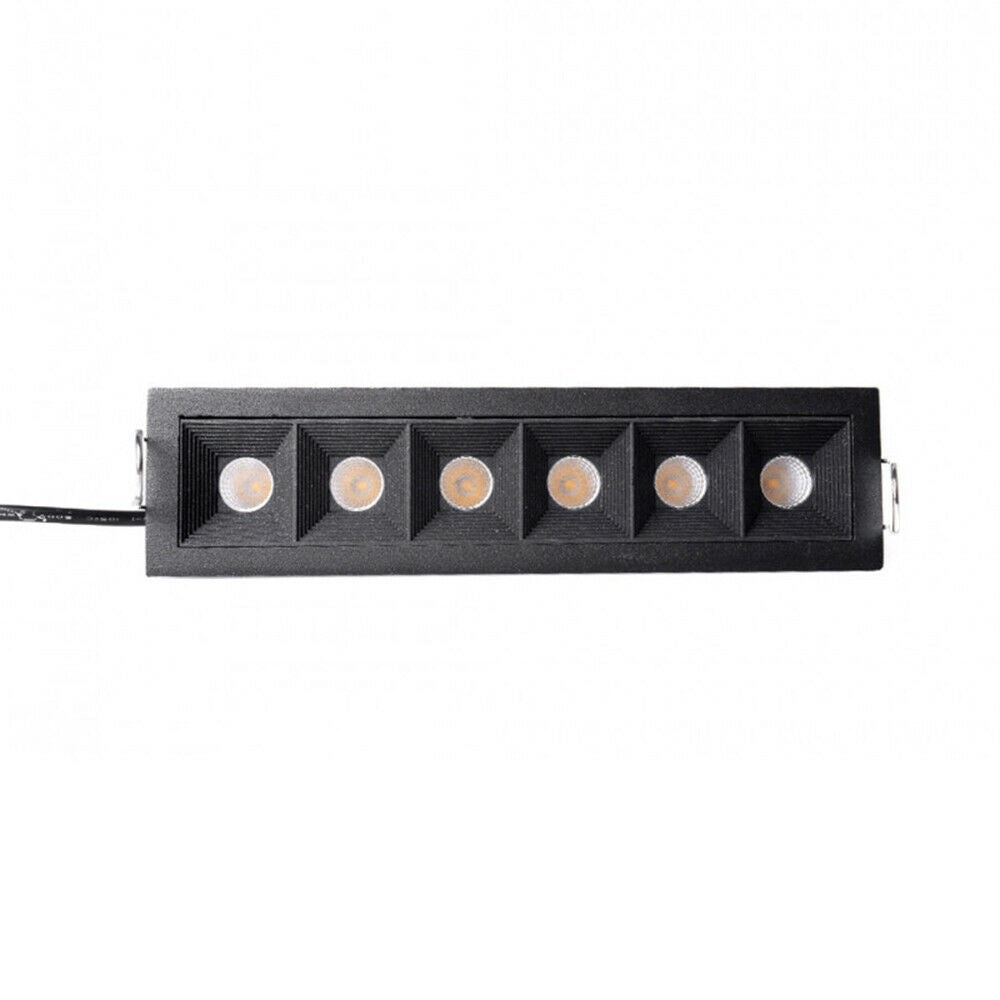 Trade Shop - Faretto Led Incasso 12w Soffitto Moderno Nero Luce 6500k 3000k 4000k Spot -