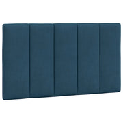 Cuscino Testiera Hanko Blu 80 cm in Velluto CFW4731337