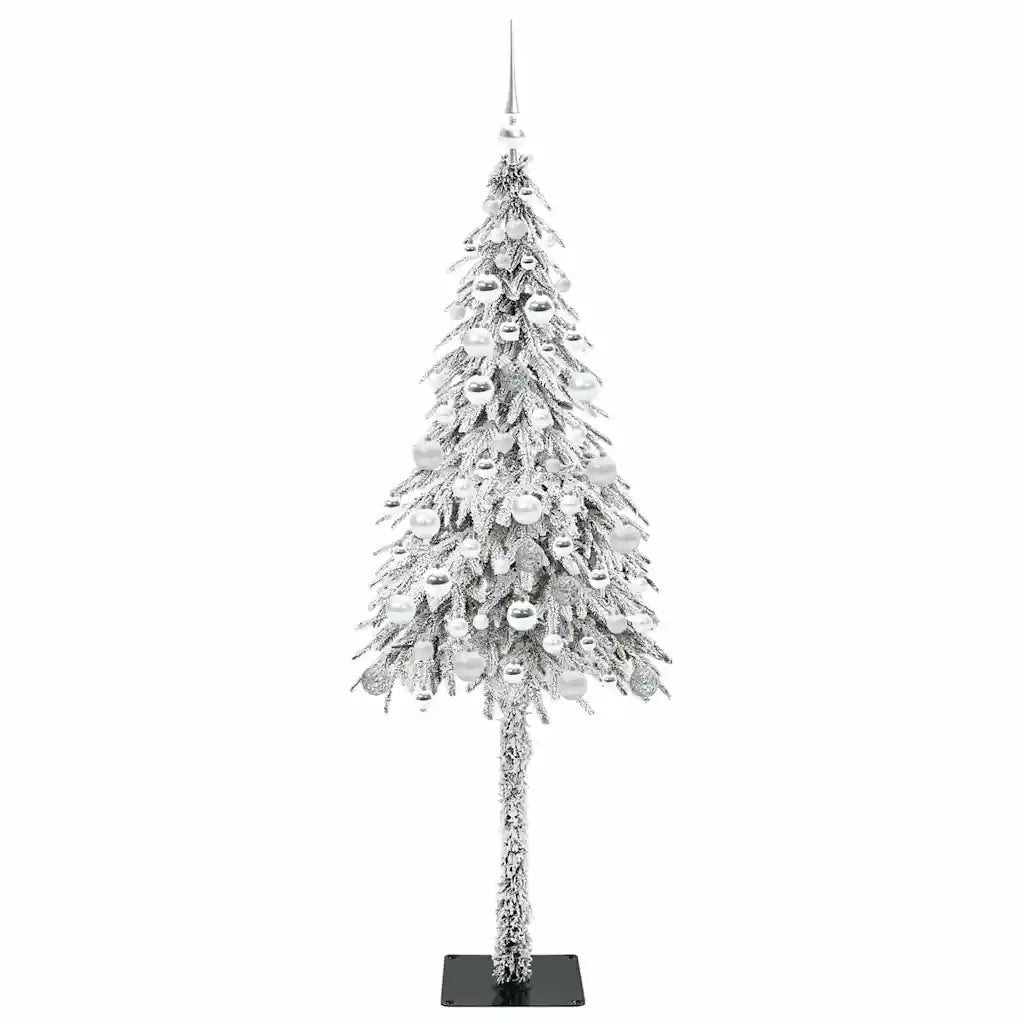 Albero di Natale con 300 LED Bianco 180 cm PE e Acciaio 3396234