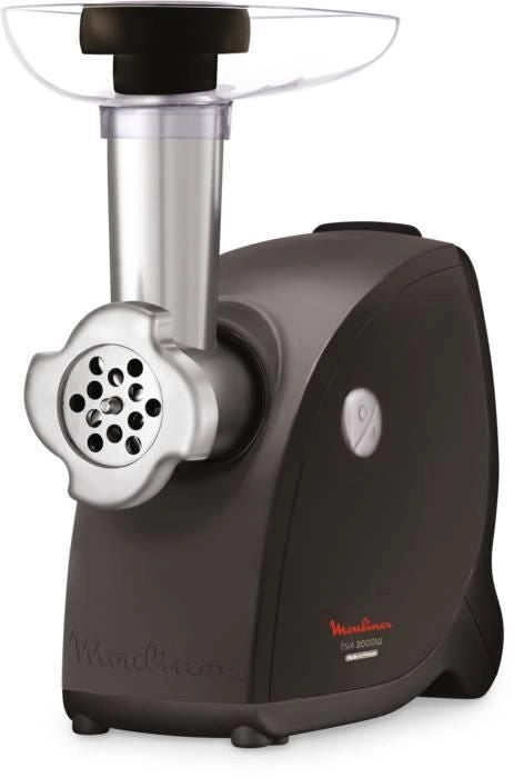 Moulinex ME472832 tritacarne 2000 W Nero, Acciaio inossidabile