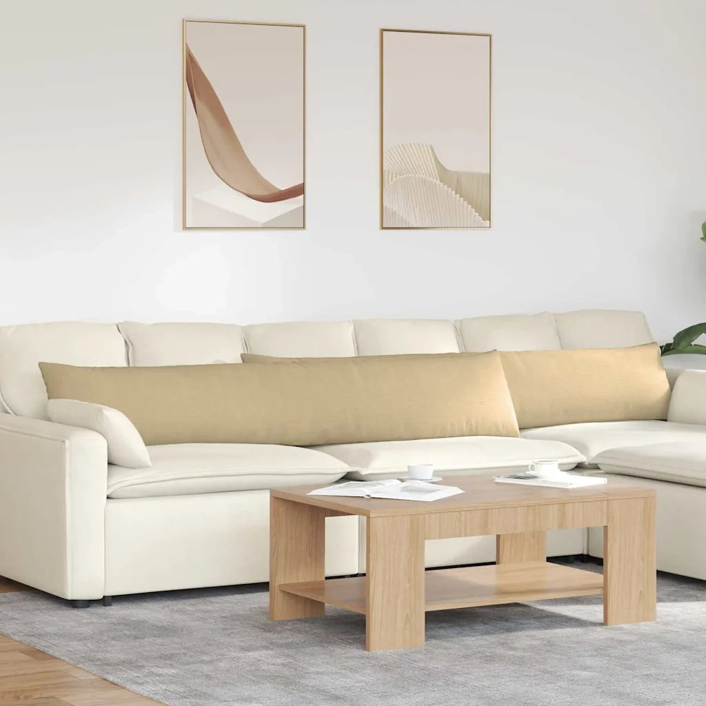 Cuscini da Divano 2 pz | Cuscini per sedie Grigio Verde 200 x 40 cm