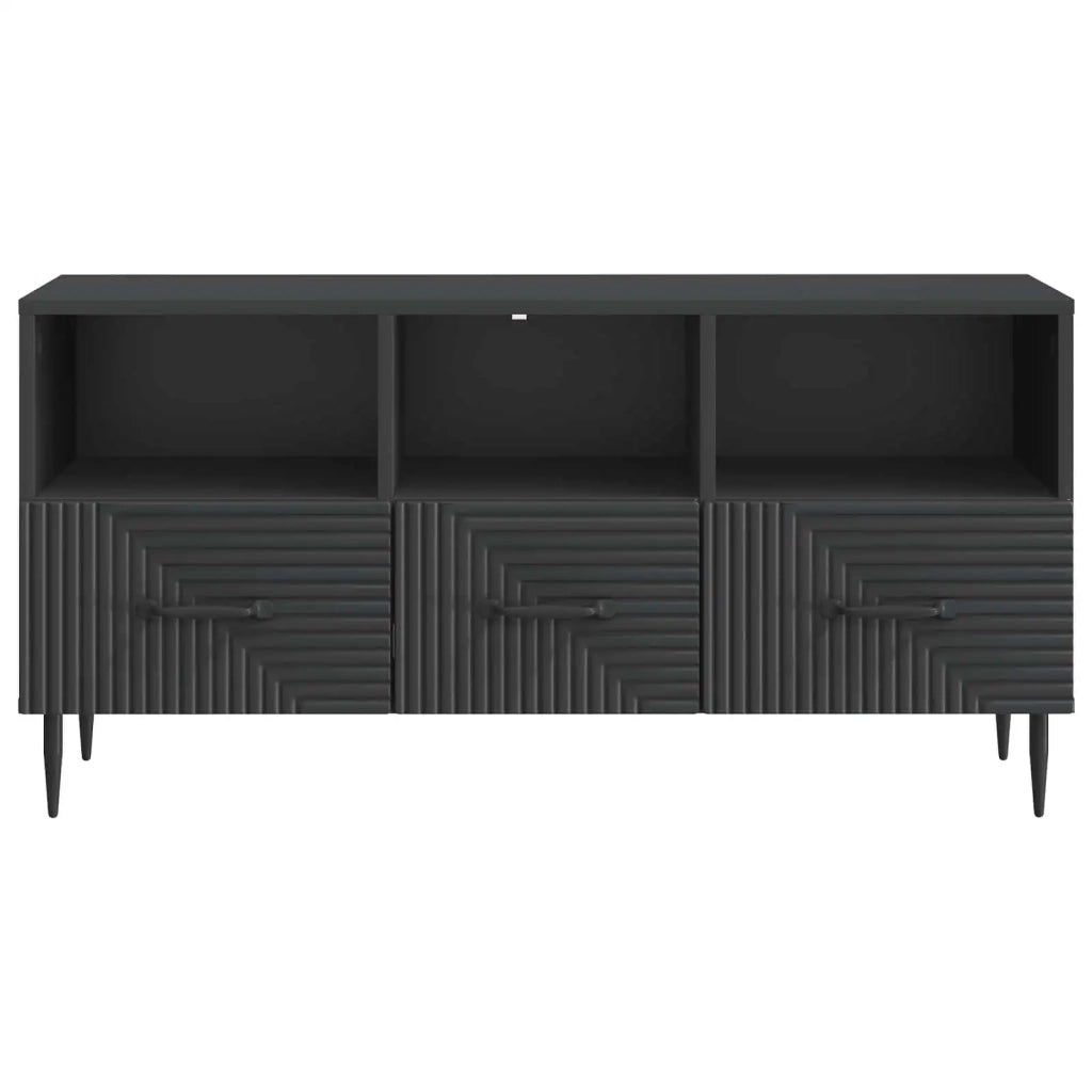 Mobile TV Nero 102 x 34,5 x 50 cm Legno ingegnerizzato 894906