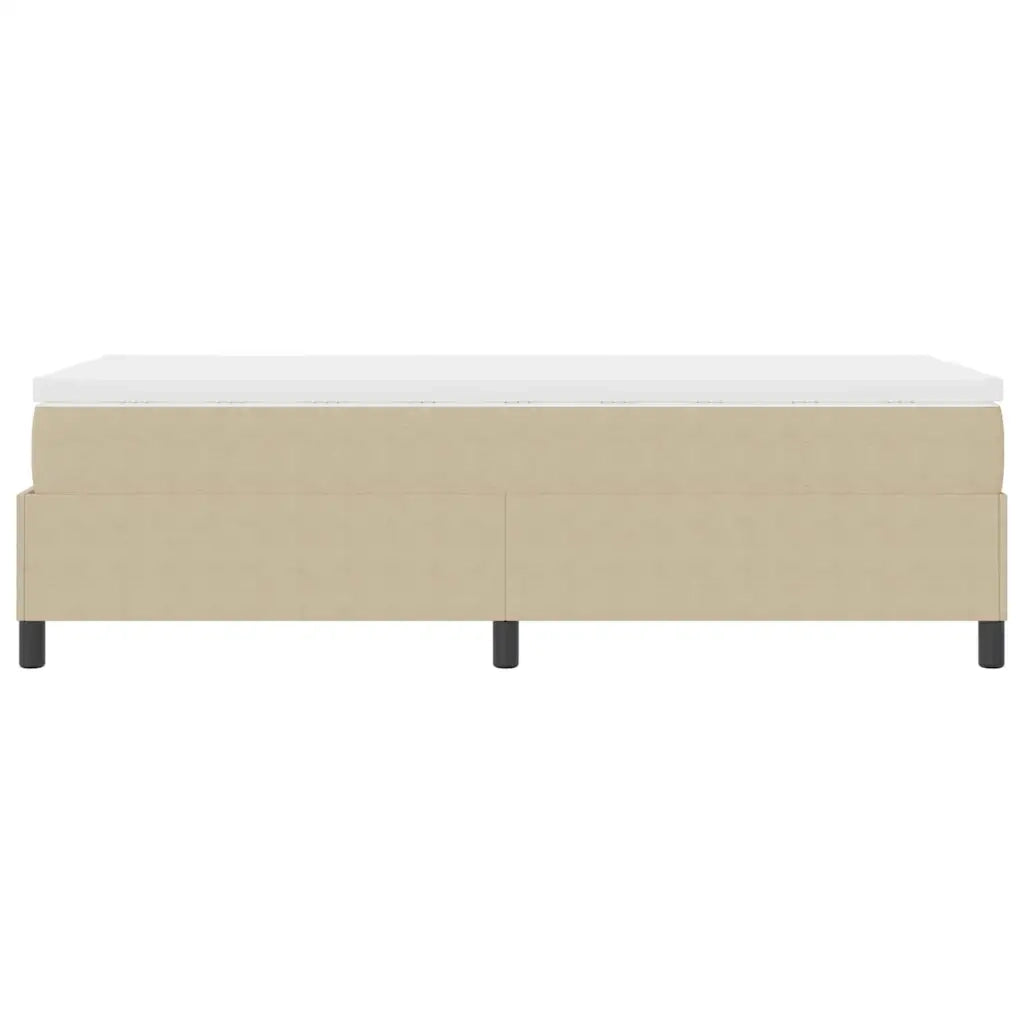 Letto a molle Grigio chiaro e bianco 80 x 200 cm 3337436