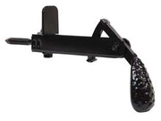 FERMAPERSIANE A PENDOLO CON FERMO FISSO  mm.105x55h. verniciato nero