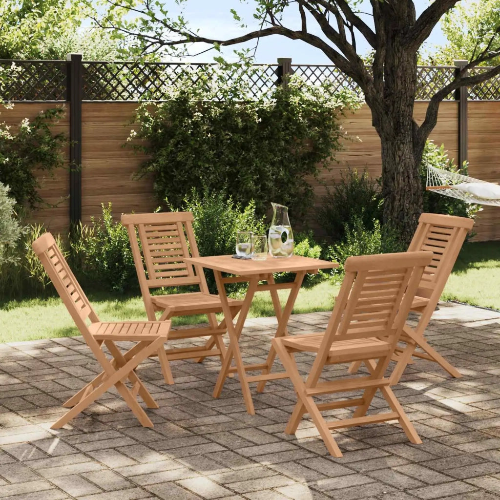 Set da Giardino 3 pz Marrone Legno Teak Massello 3437386
