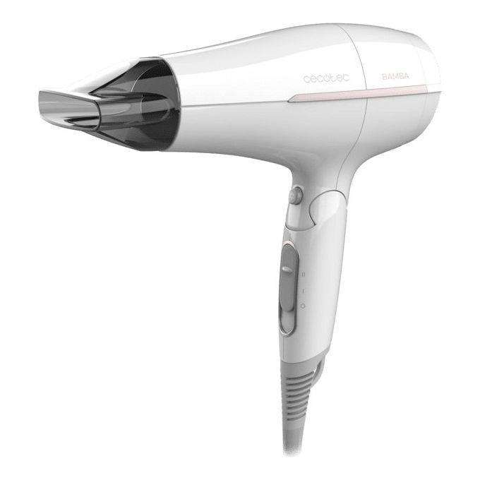 Cecotec Asciugacapelli Ionicare PowerandGo Heaven 2000 W Bianco con Ioni da Viaggio