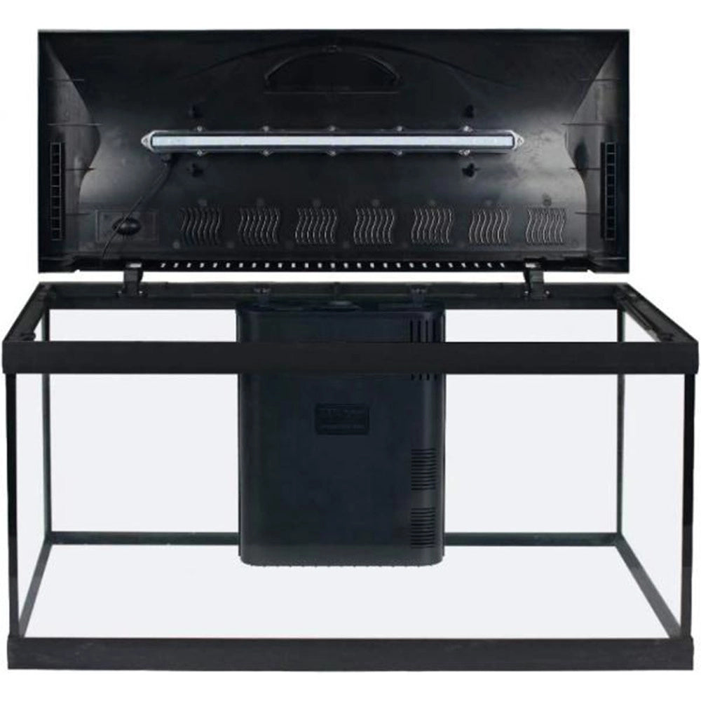 Amtra Basic LED 60 Nero - Acquario con filtro e illuminazione 55L cm60×30×42h
