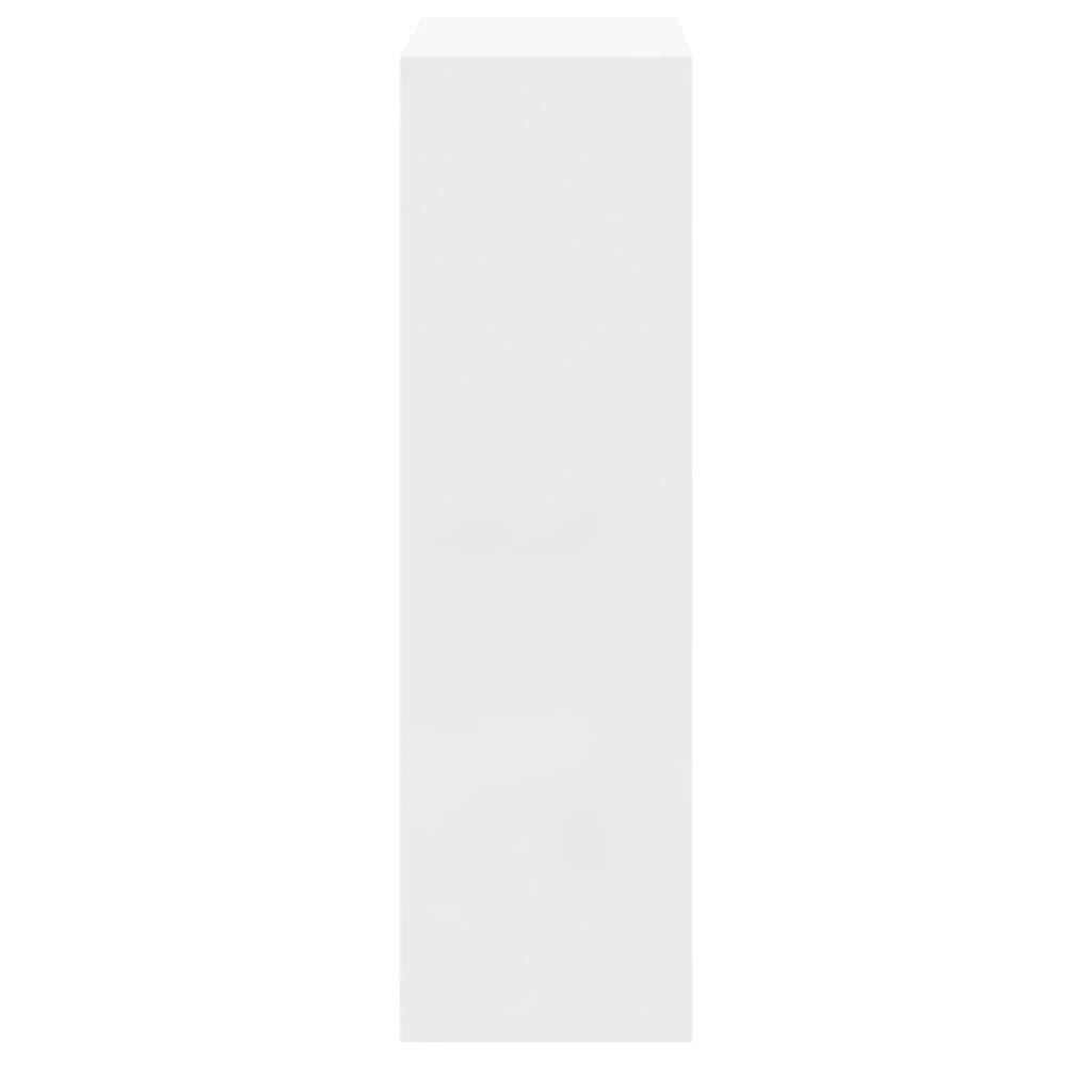 Scarpiera mobile contenitore per scarpe mobile per ingresso/corridoio/soggiorno finitura lucida 63 x 24 x 81 cm legno ingegnerizzato bianco 02_0021312