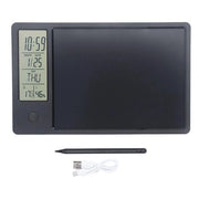 Pianificatore Elettronico Digitale Multifunzionale - Calendario Portatile - Display LCD - Adatto per Ufficio e Lavoro da Casa - Nero - Tablet di Scrittura LCD
