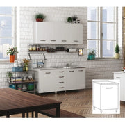 KIT CUCINA BASE 1 ANTA 40X50XH85 CM BIANCO- AZUR LINE- 1,0 pz