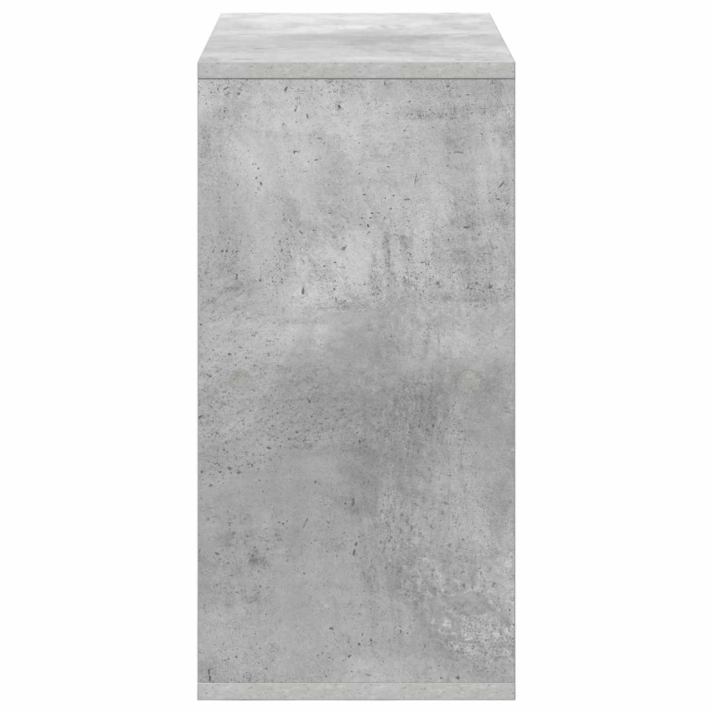 Credenza con cassetto Grigio cemento 59,5 x 27 x 57 cm