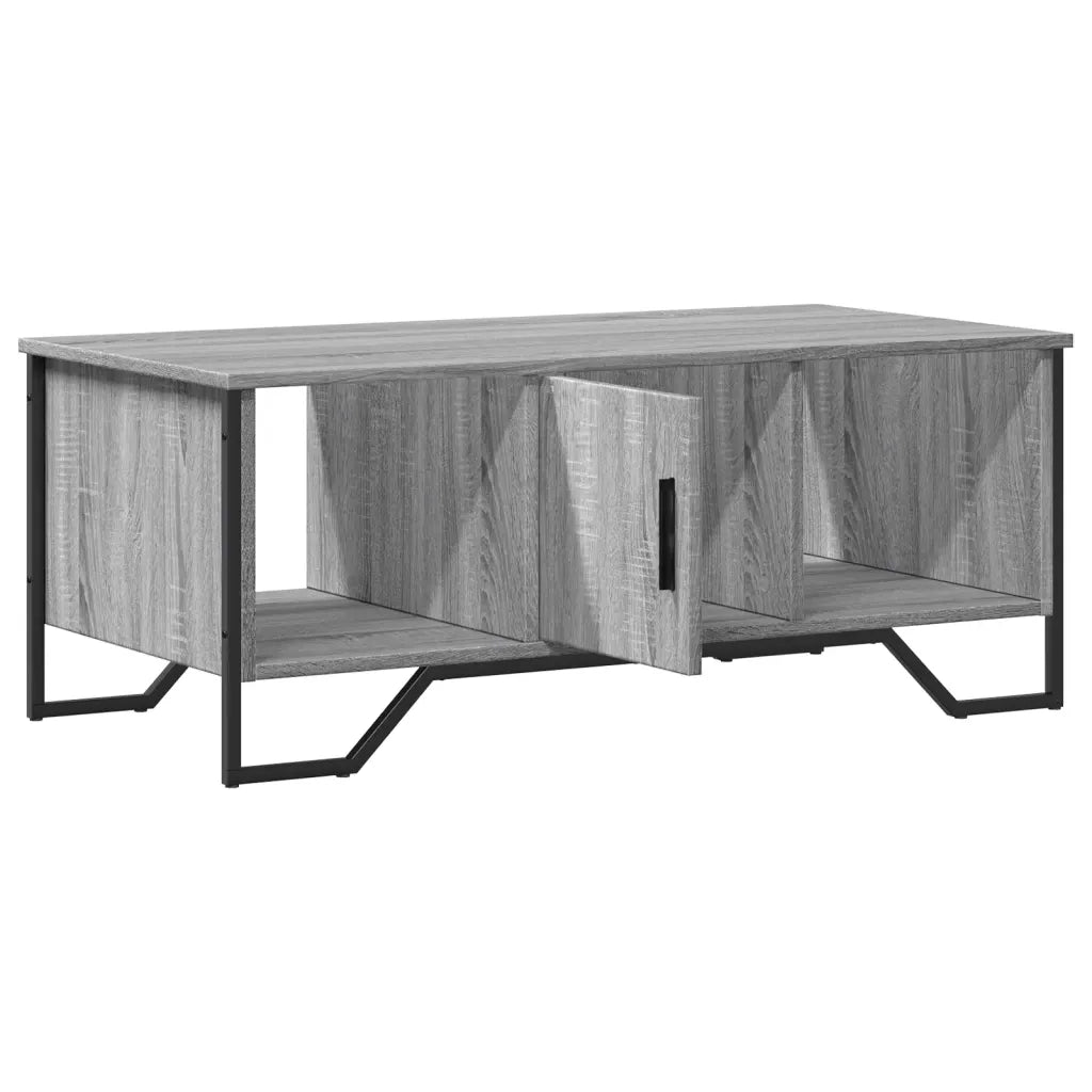 Tavolino da Salotto Grigio Sonoma 100x51x40cm Legno Multistrato 848492