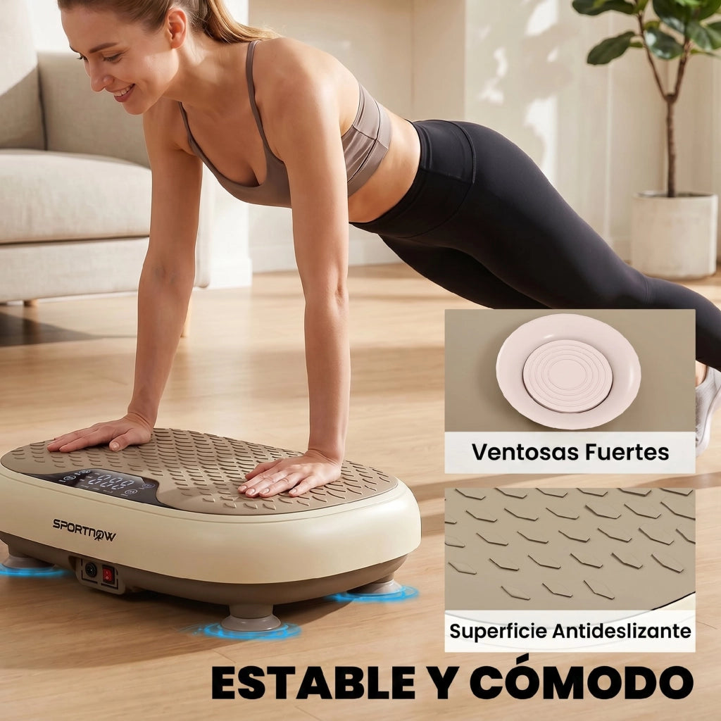 Piattaforma Vibrante 20 Velocita 3 Programmi LED Telecomando ¨C zephmum ¨C 120x60x15