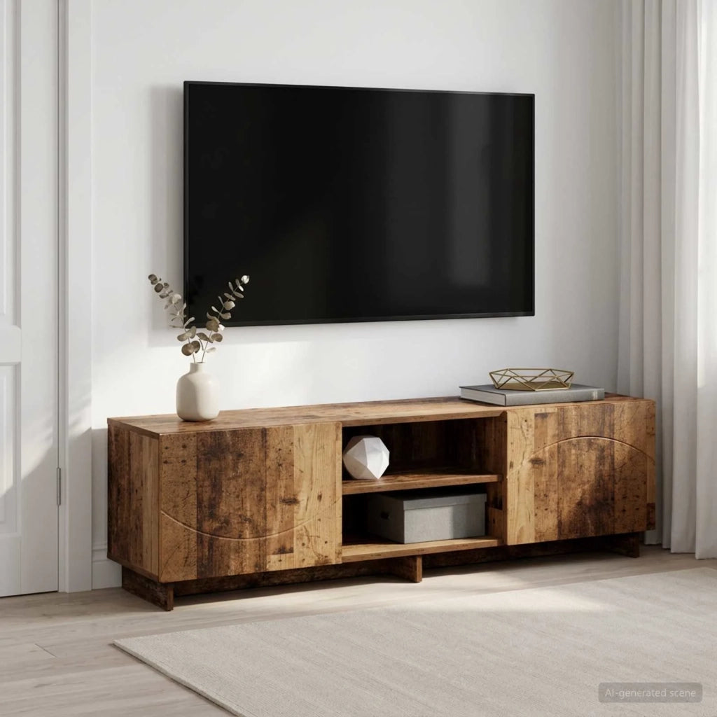Supporto TV 140 x 34,5 x 40 cm Legno antico 8011493