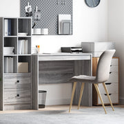 Scrivania Grigia Grigio sonoma Legno ingegnerizzato 90 x 50 x 76 cm