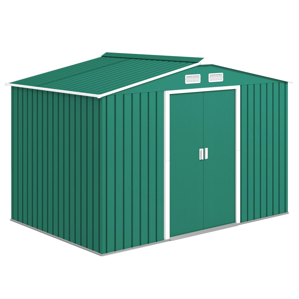 Casetta da Giardino ¨C Zephmum ¨C Verde Scuro 277x195x192 cm