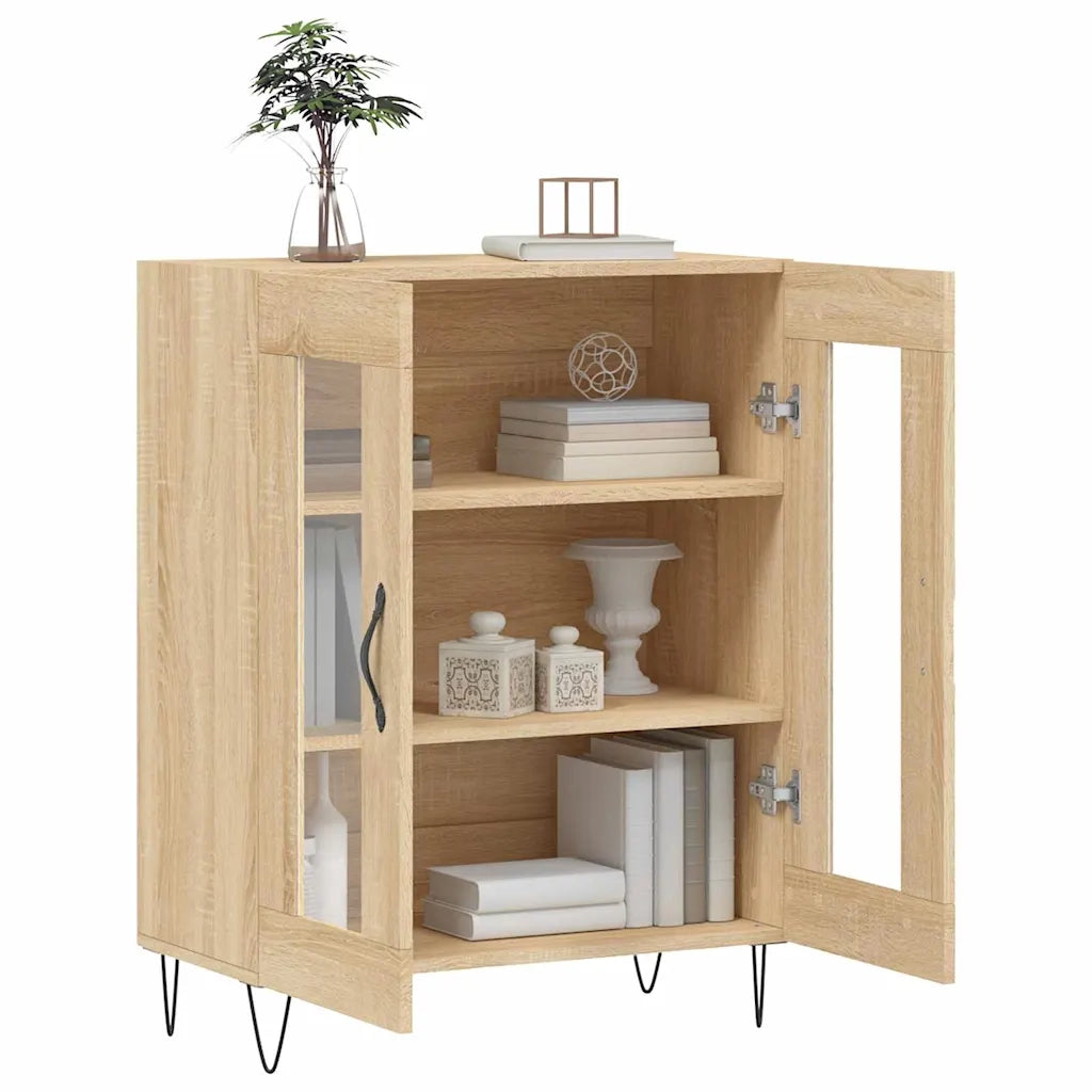 Credenza | Madia | Buffet da pranzo | Armadio da pranzo Rovere Sonoma 69,5x34x90 cm in Legno Multistrato