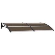 Pensilina per Porta Nera 200x100 cm in PC CFW1428178