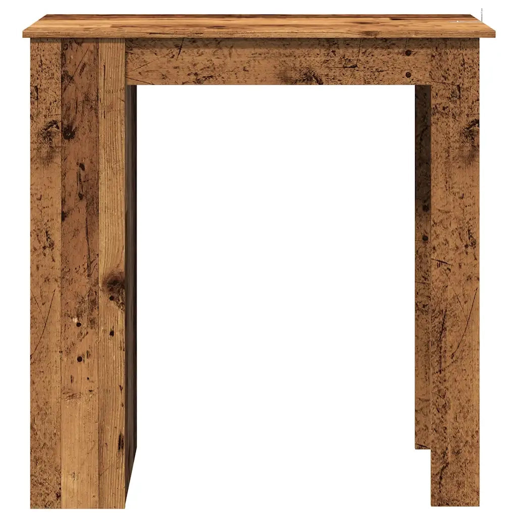 Tavolo Bar con Ripiano Antico 102x50x103,5 cm Truciolato 856760