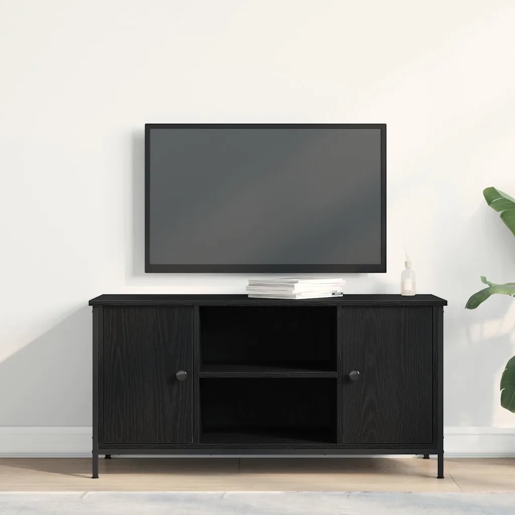 Mobile TV 100 x 40 x 50 cm Rovere nero Legno ingegnerizzato 862141