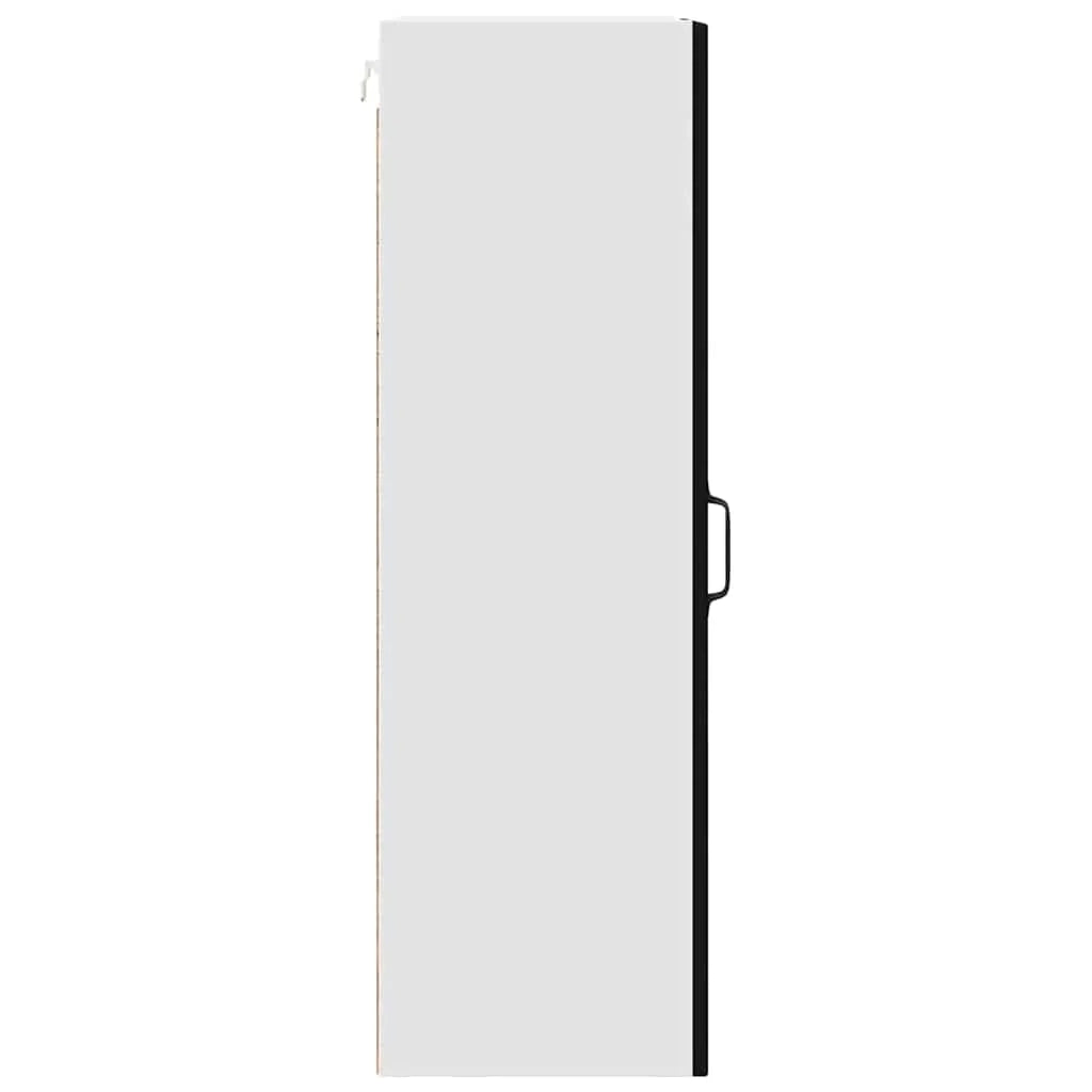 Mobiletto da cucina moderno pratico contenitore 40 x 31 x 100 cm legno ingegnerizzato nero 02_0054439