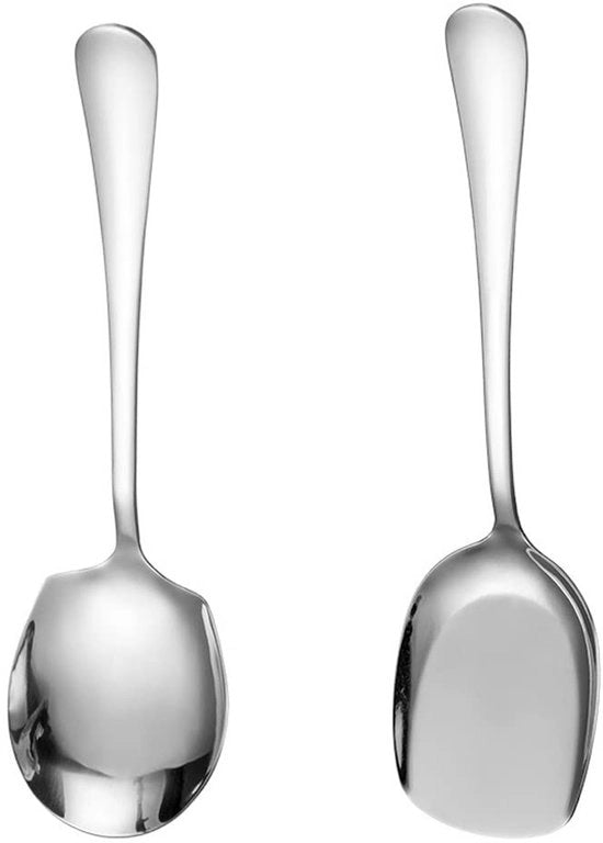 Set di servizio per buffet in acciaio inossidabile da 2 pezzi, lavastoviglie, grande servizio per tavola, metallo