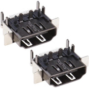 Cavo HDMI sostitutivo con 2 ingressi HDMI, argento, compatibile con Xbox One X, costruito in alluminio.