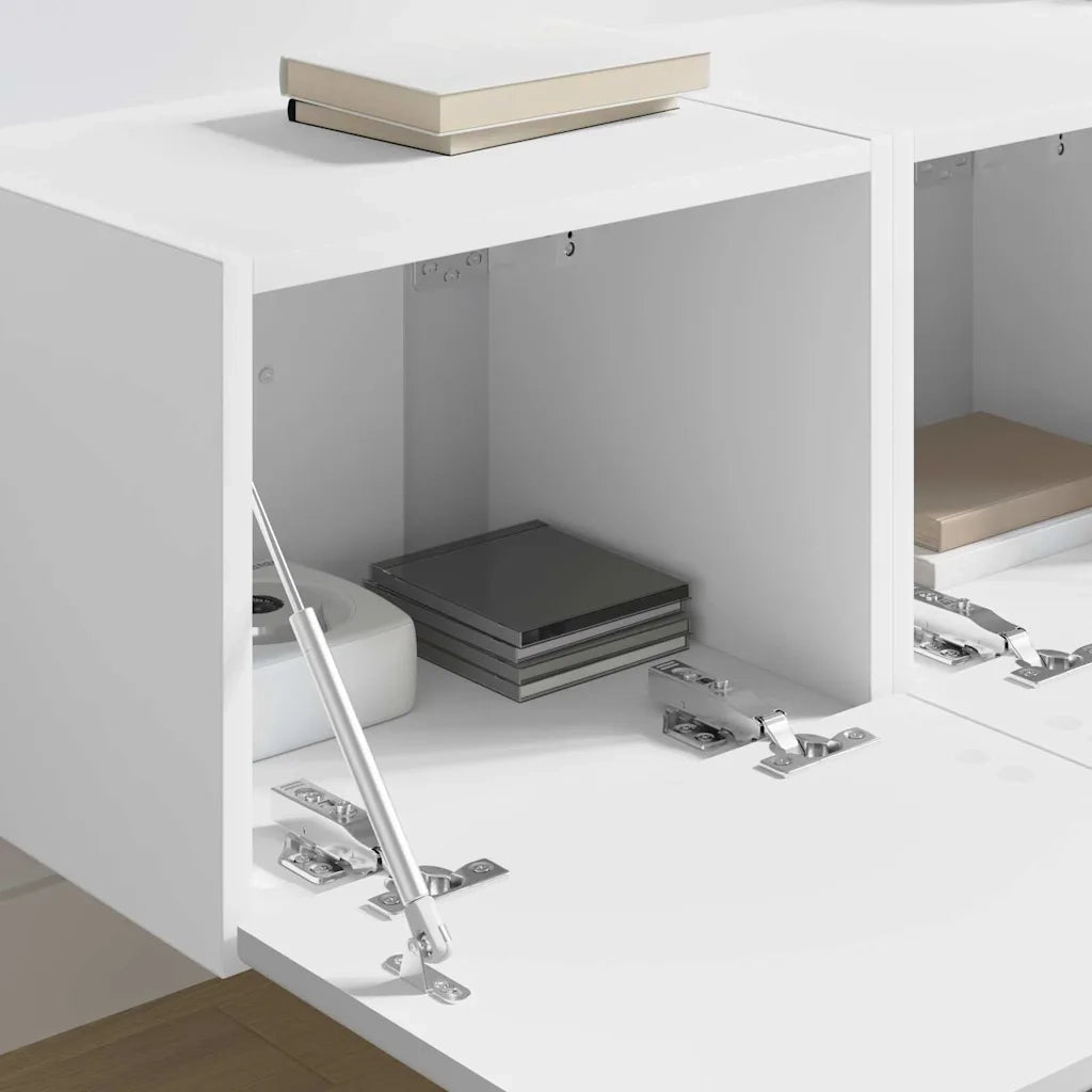 Mobile TV da parete 2 pcs Bianco 39 x 31 x 29,5 cm