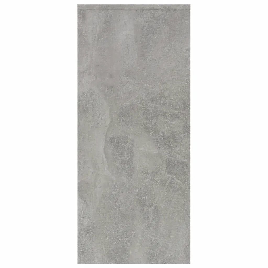 Credenza Grigio Cemento 102x33x75 cm in Truciolato 809777