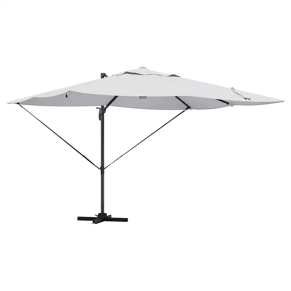 Ombrellone Sabbia 351 x 250 x 253 cm Poliestere e Alluminio 42003359