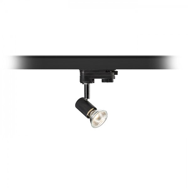 Faretto TRICA per binario trifase Nero 230V GU10 50W