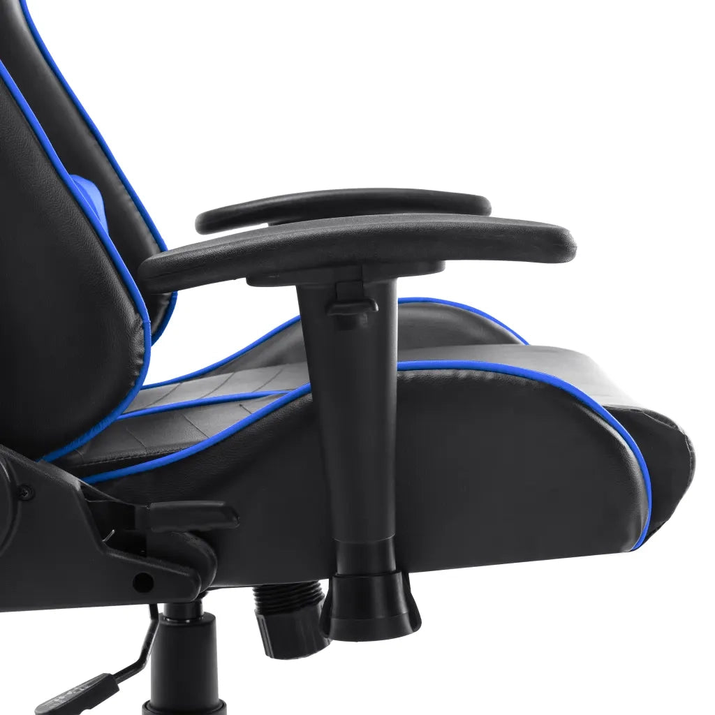 Sedia da Gaming Blu e Nera in Similpelle 20502