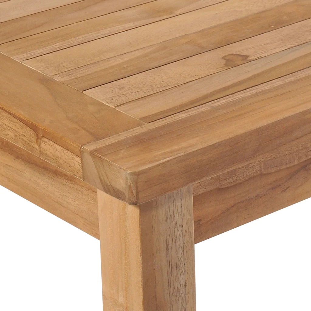 Tavolo da Giardino-Tavolo da esterno 150x90x77 cm in Legno Massello di Teak
