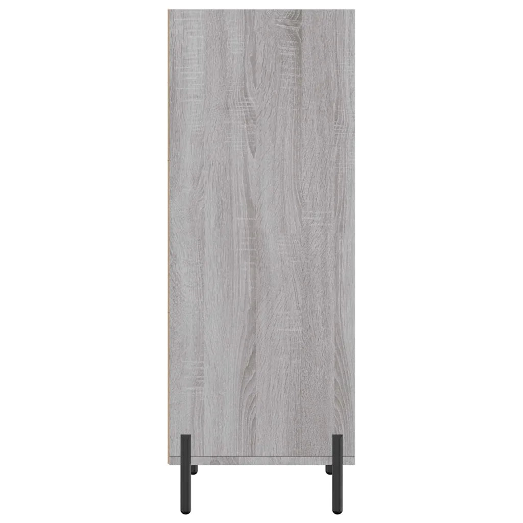 Credenza Grigio Sonoma 34,5x32,5x90 cm in Legno Multistrato 828746