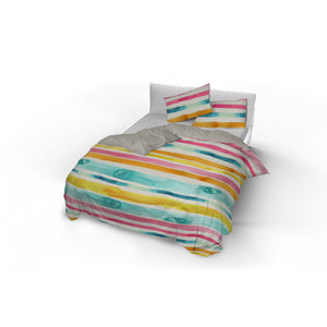 Copripiumino Singolo con Federe Stampato Fez