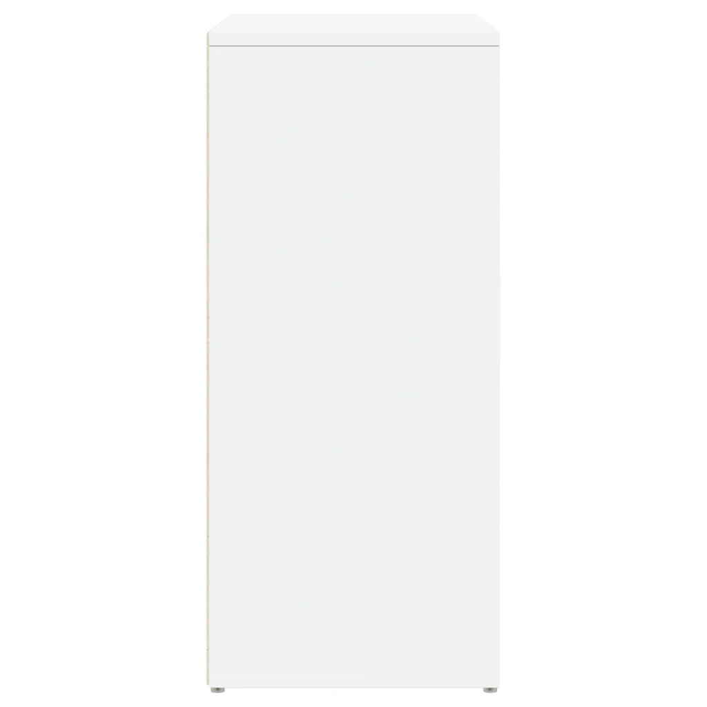 Credenze 2 pz Bianche 60x31x70 cm in Legno Multistrato