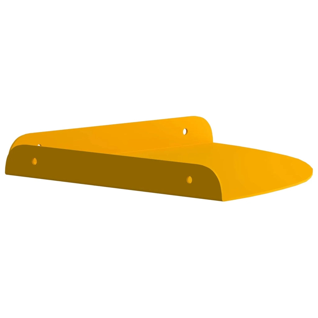 Mensola sospesa 2 pcs Giallo senape 24 x 24 x 2 cm