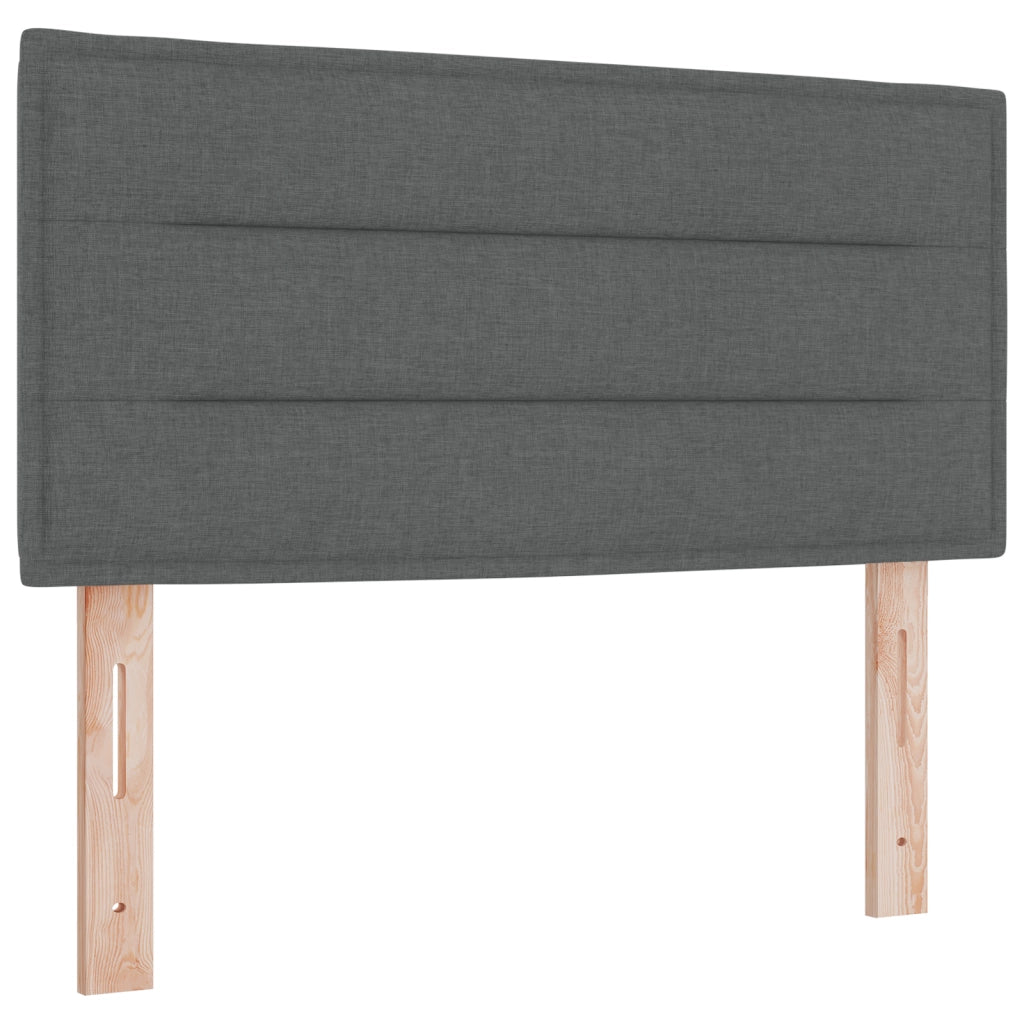 Testata a LED Design Linee Grigio Scuro 100 cm Tessuto