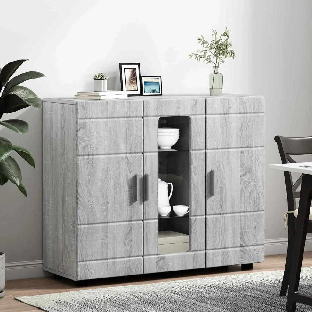 Armadio in Legno Grigio Sonoma 88,5 x 30,5 x 73 cm CFW5122310