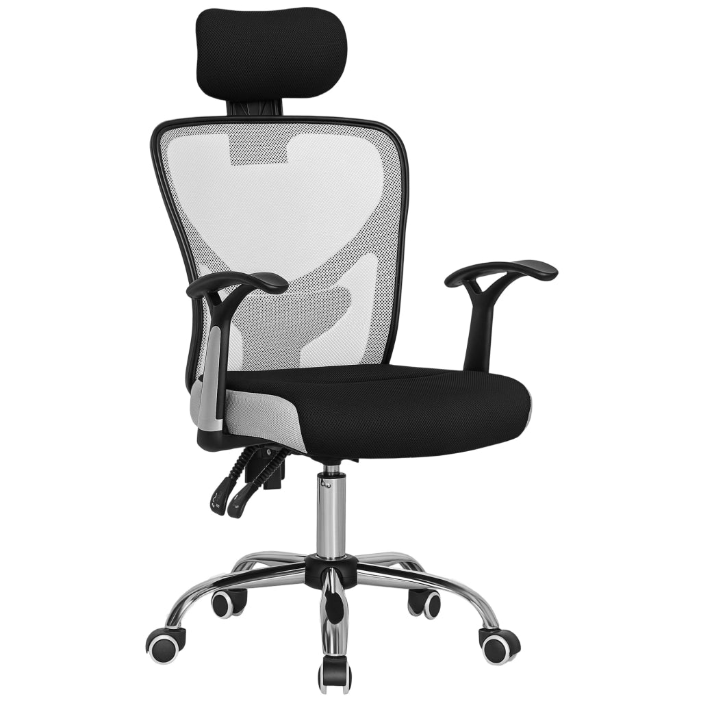 Sedia da ufficio girevole con schienale reclinabile ¨C zephmum ¨C grigio