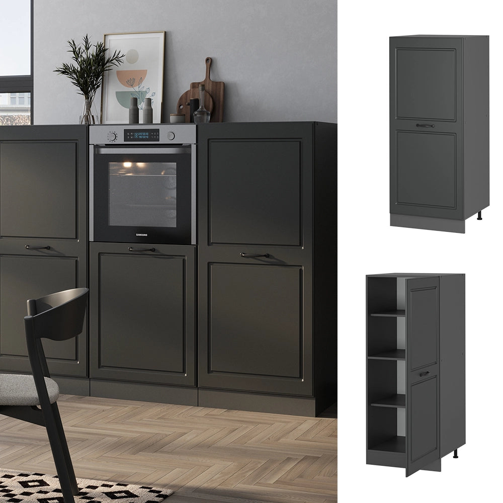 Vicco mobile cucina dispensa Antracite casa di campagna 60 cm