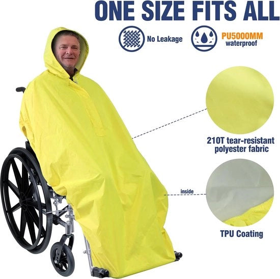Copridisegno per calore e comfort - copridisegno, poncho, copridisegno per accesso, copridisegno caldo per utenti di sedia a rotelle