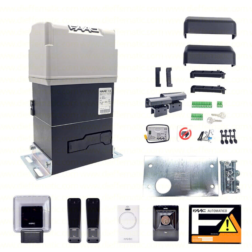 FAAC PRATICO 746 C Z16 KIT AUTOMAZIONE CANCELLO SCORREVOLE 600KG CANCELLI SCORREVOLI
