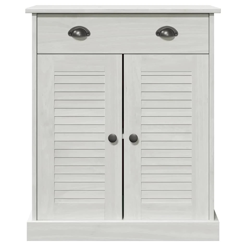 Mobiletto da bagno moderno con 2 ripiani 68 x 34 x 80 cm in legno massello di mango bianco 02_0057910
