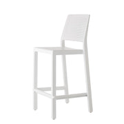 SET 4 SGABELLI EMI TECNOPOLIMERO HT 75CM SCAB DESIGN - Grigio chiaro 82