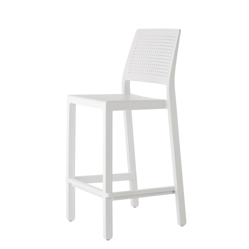 SET 4 SGABELLI EMI TECNOPOLIMERO HT 75CM SCAB DESIGN - Grigio chiaro 82