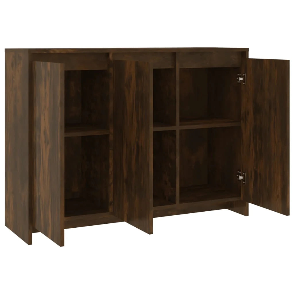 Buffet credenza cassettiera armadio mobile contenitore organizer per cucina soggiorno salotto 102 x 33 x 75 cm legno ingegnerizzato marrone 02_0030847