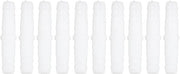 Fitting per Pilastra in Plastica - 10 Unità - Duraturo e Senza Odore - 6-6 mm - Adatto per Slangi di Pompa e Slangi in Silicone - Facile da Utilizzare