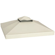 Tenda da giardino 3x3m ¨C zephmum ¨C crema, UPF30+, drenaggio