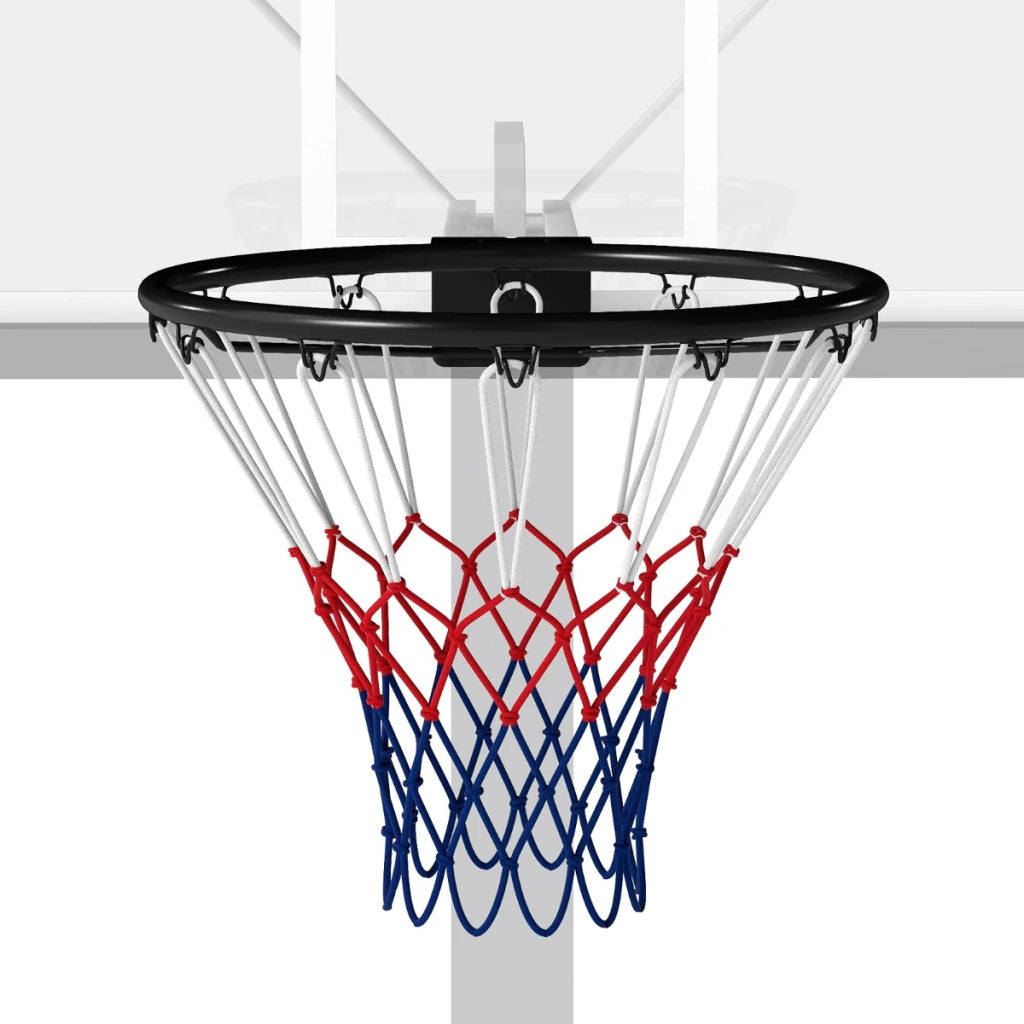 Canestro da basket da 45 cm facile installazione con molle ammortizzanti design universale metallo nero 20_0017781